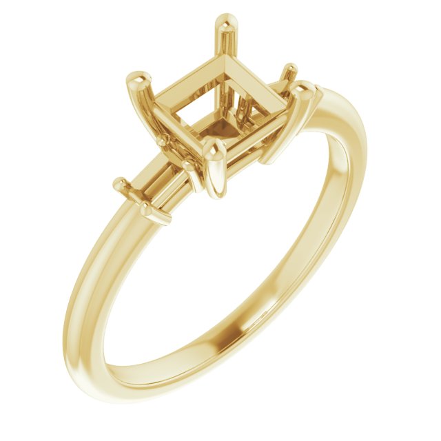 Accented Engagement Ring