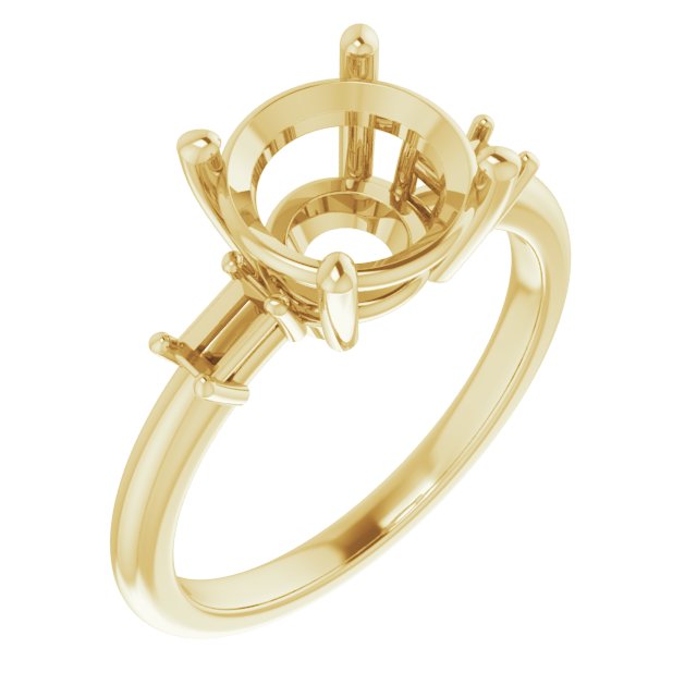 Accented Engagement Ring