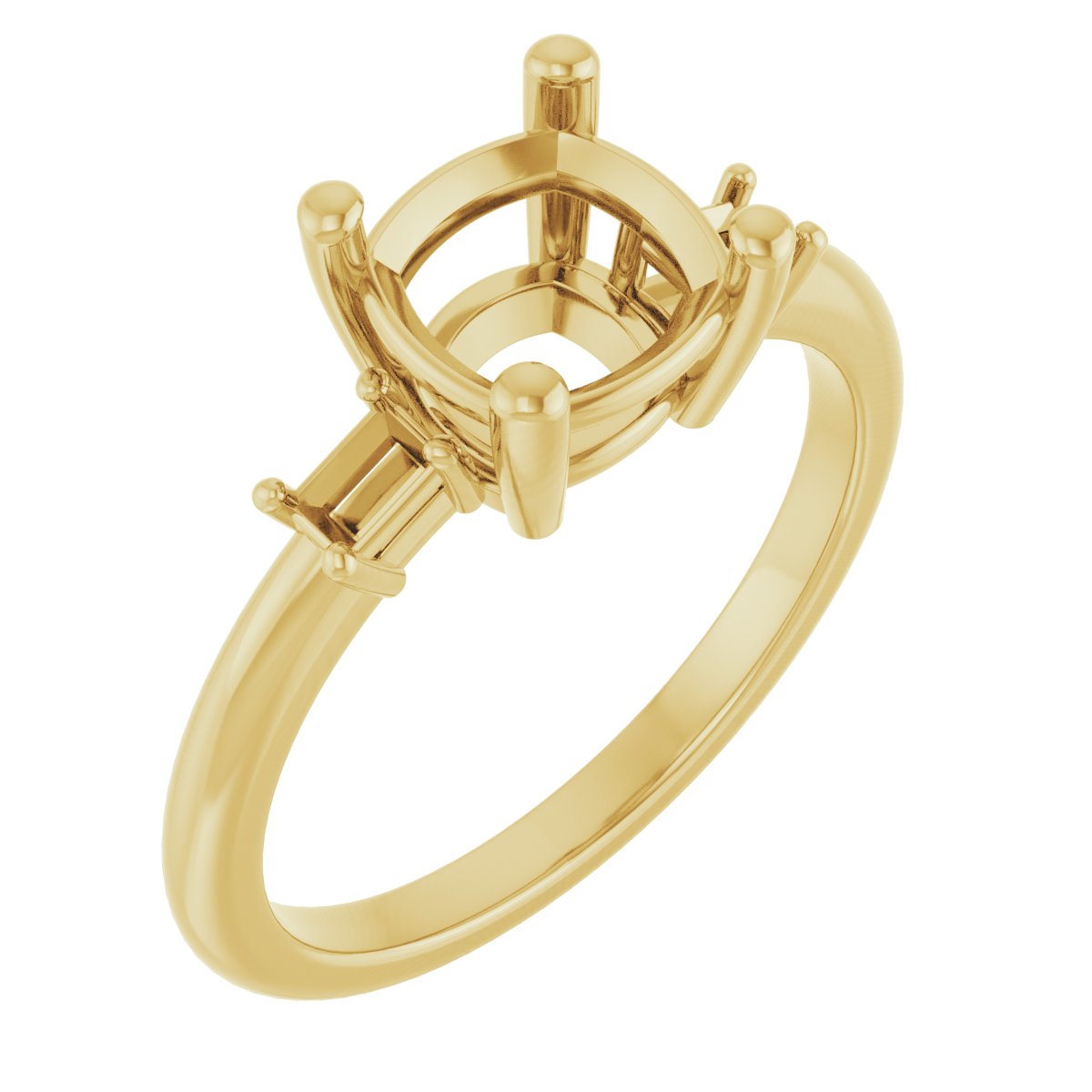 Accented Engagement Ring
