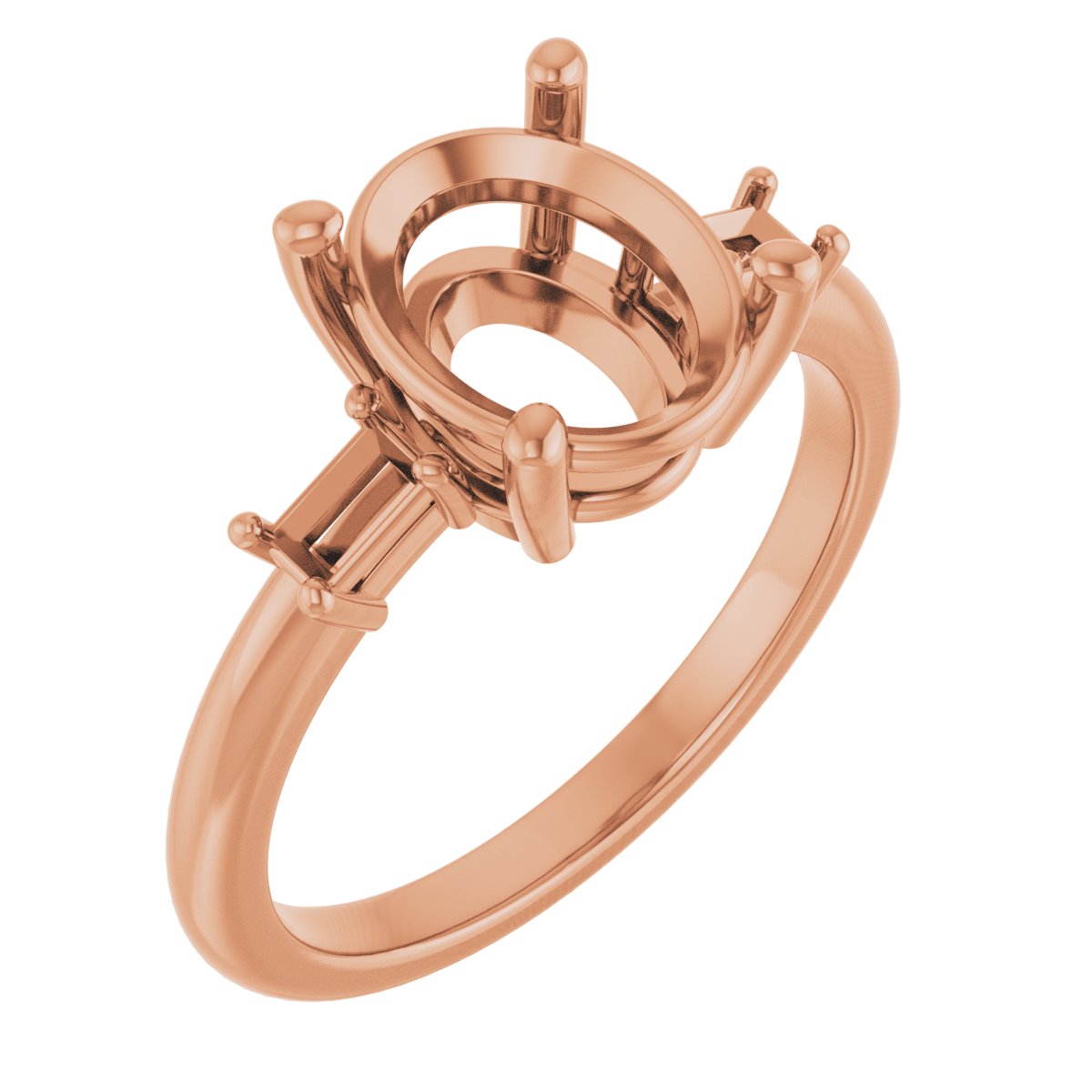 Accented Engagement Ring