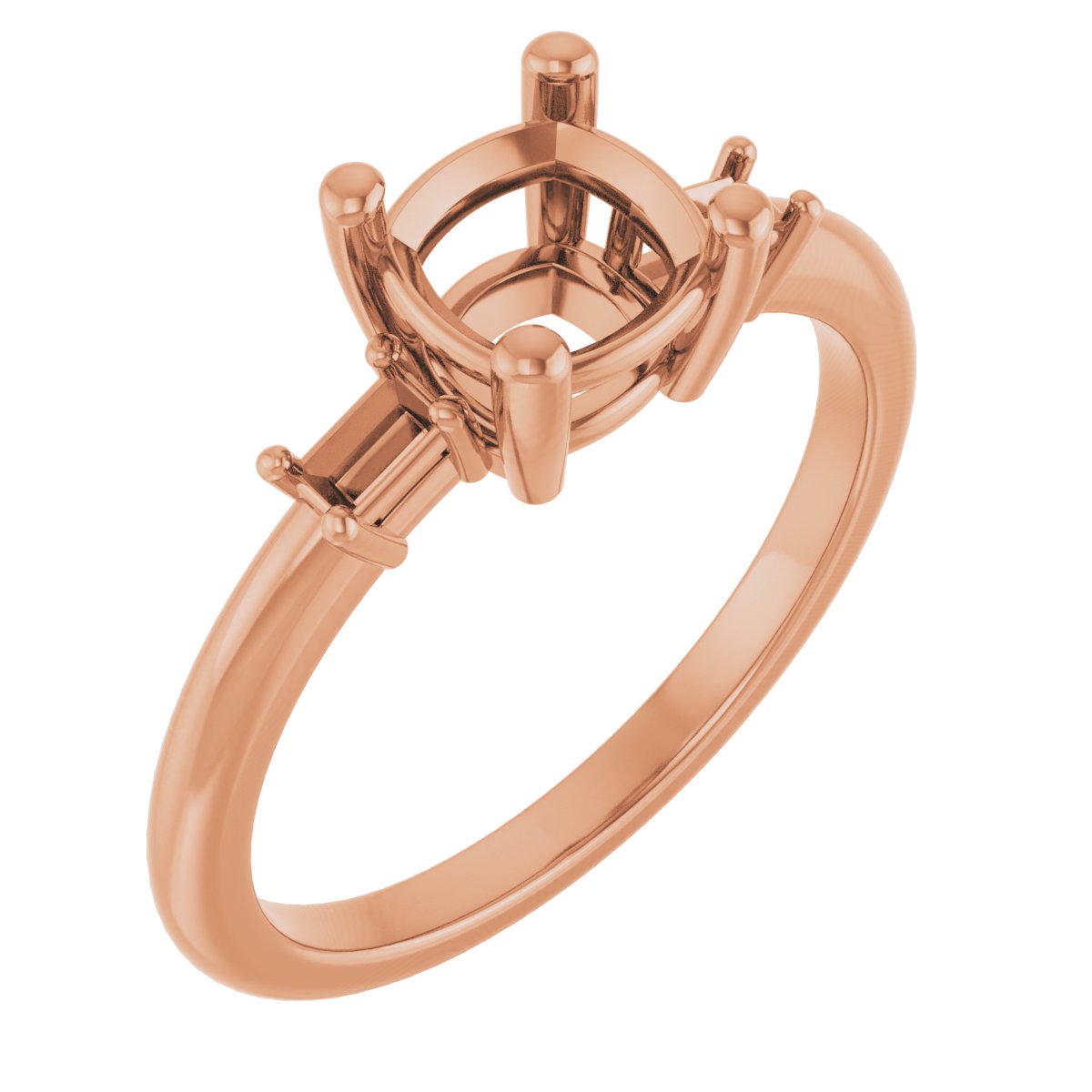 Accented Engagement Ring