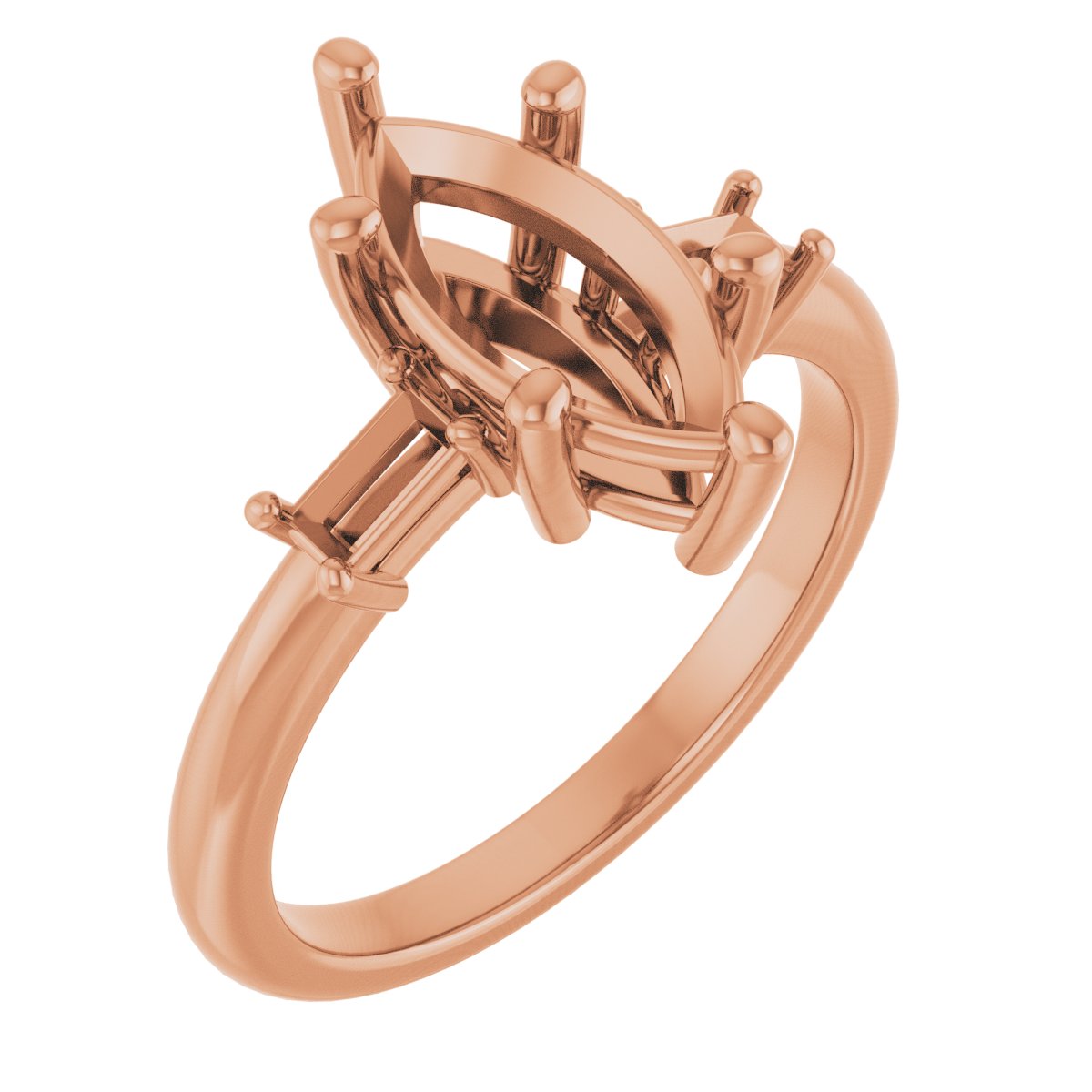 Accented Engagement Ring