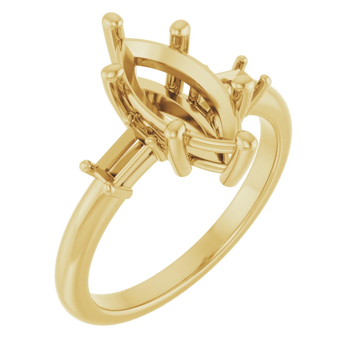 Accented Engagement Ring