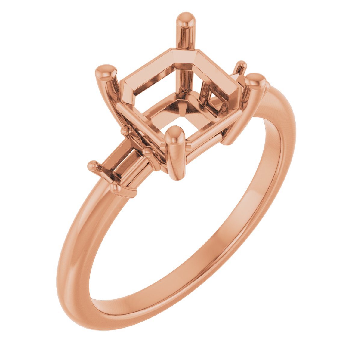 Accented Engagement Ring