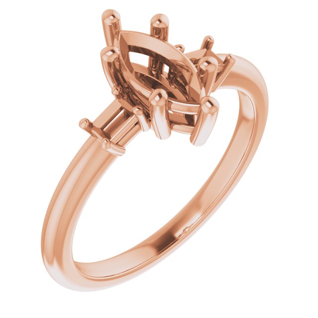 Accented Engagement Ring