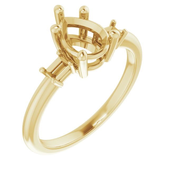 Accented Engagement Ring