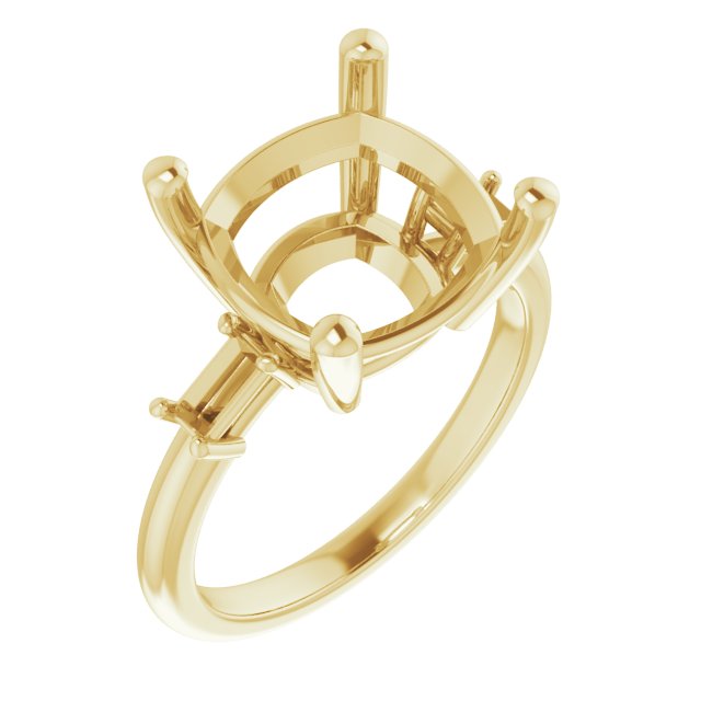 Accented Engagement Ring