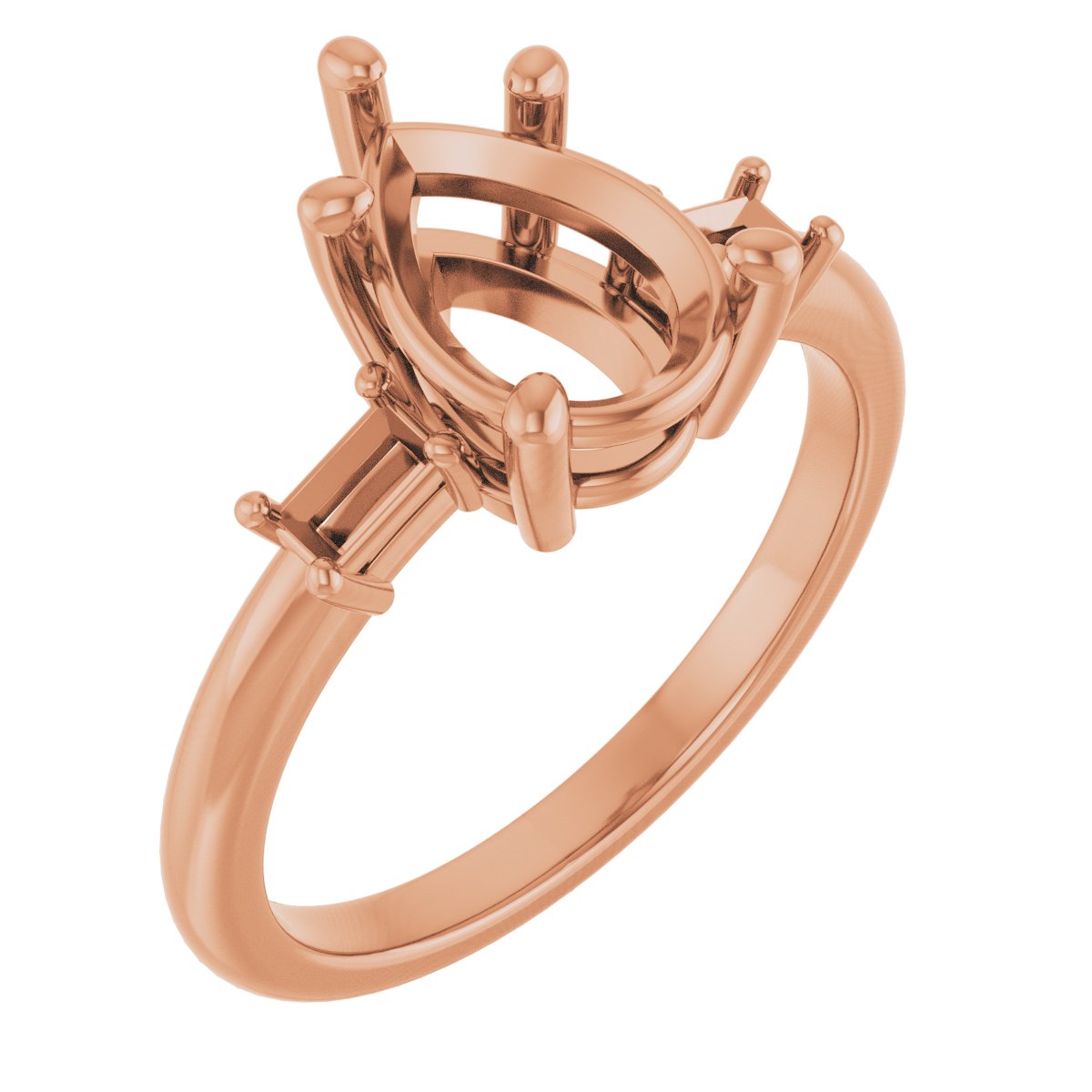 Accented Engagement Ring