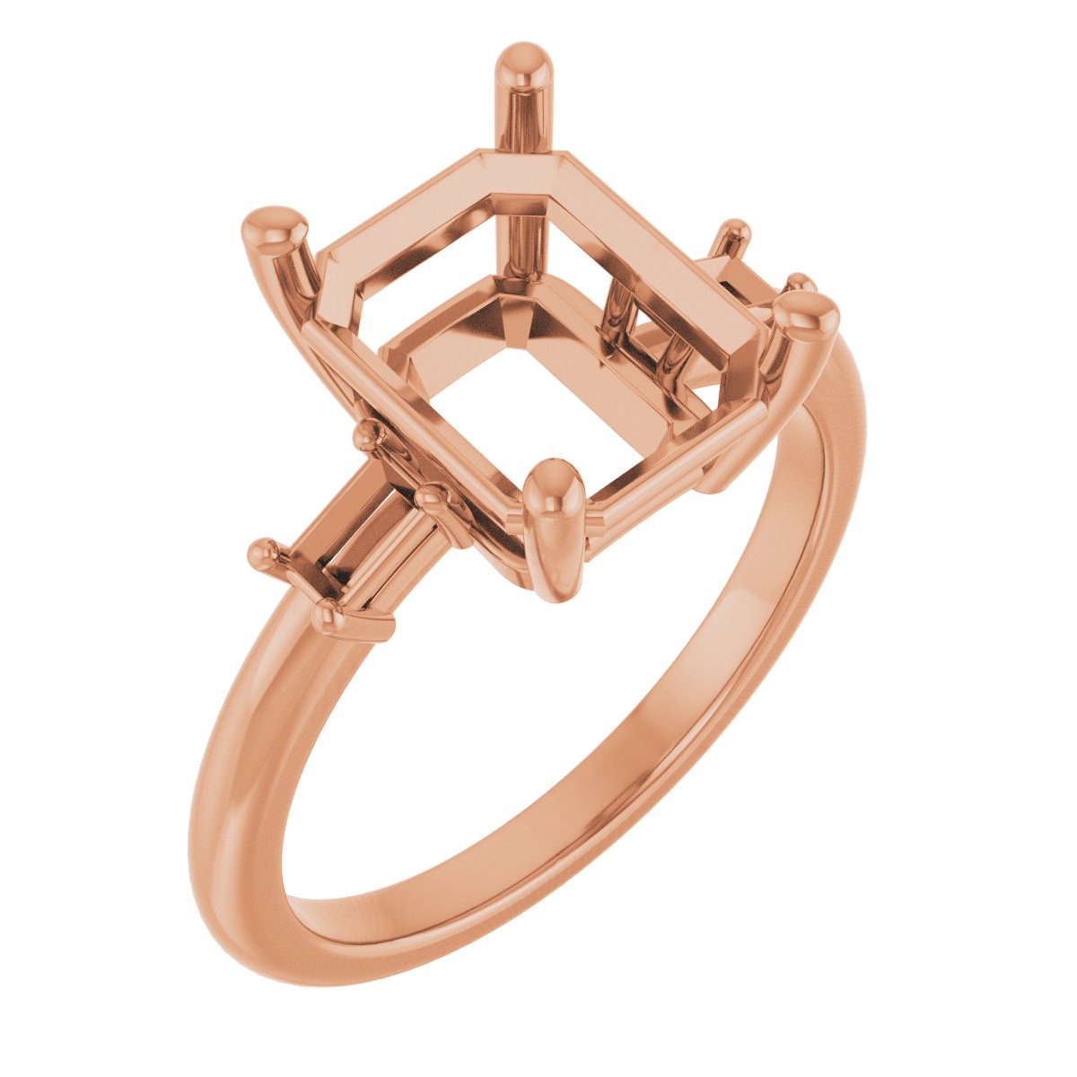 Accented Engagement Ring