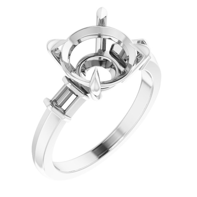 Accented Engagement Ring