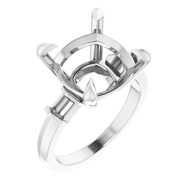 Accented Engagement Ring