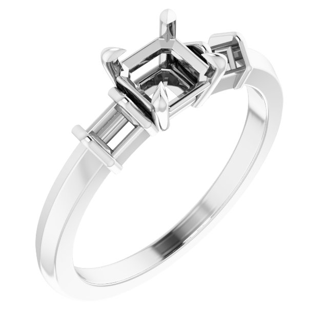 Accented Engagement Ring