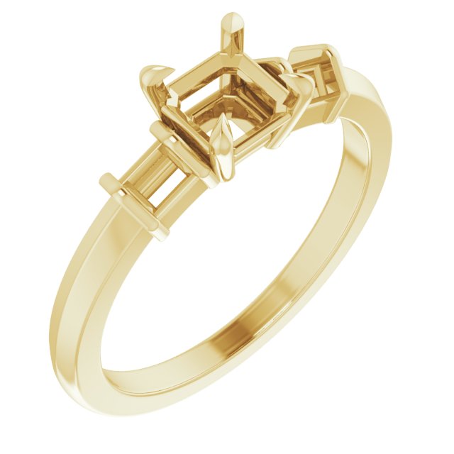 Accented Engagement Ring