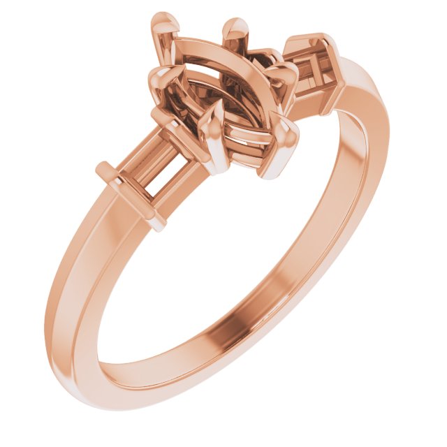 Accented Engagement Ring