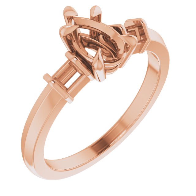 Accented Engagement Ring