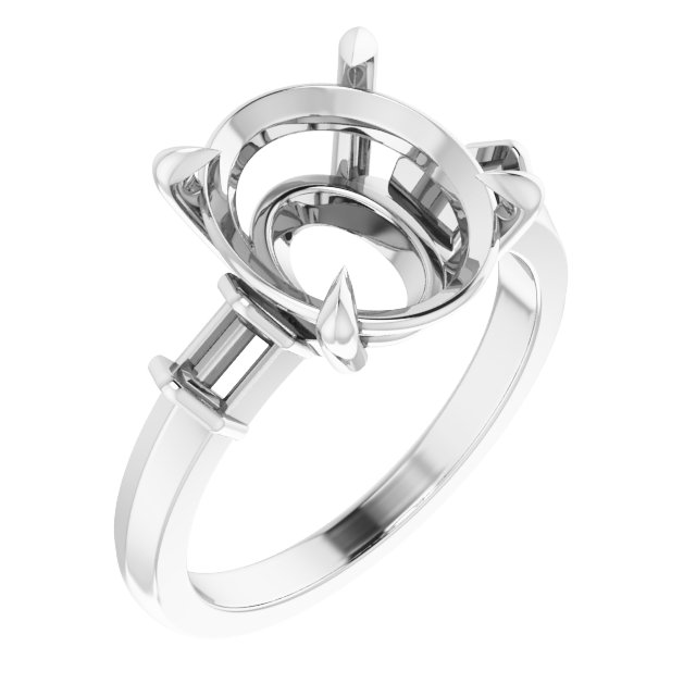 Accented Engagement Ring