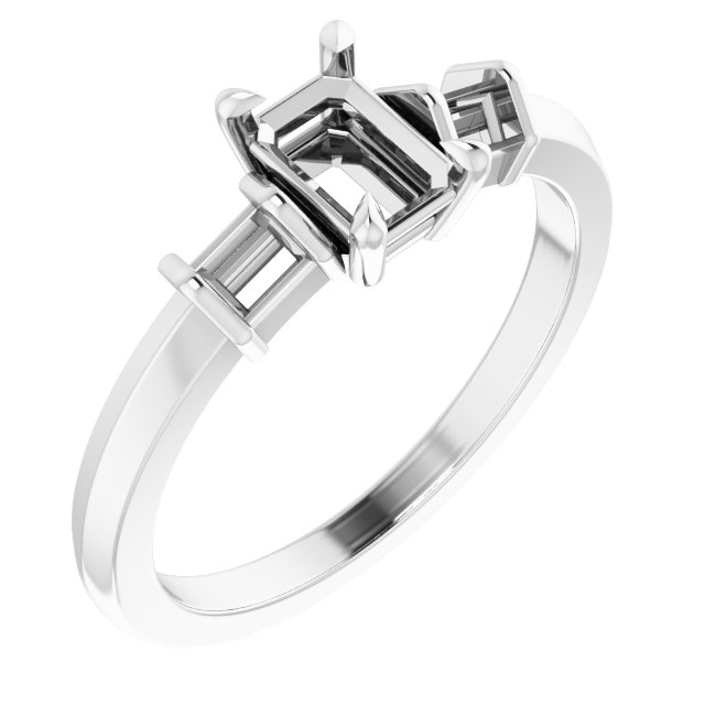 Accented Engagement Ring