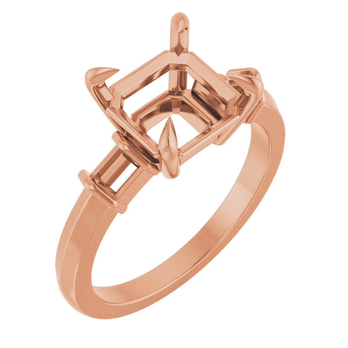 Accented Engagement Ring
