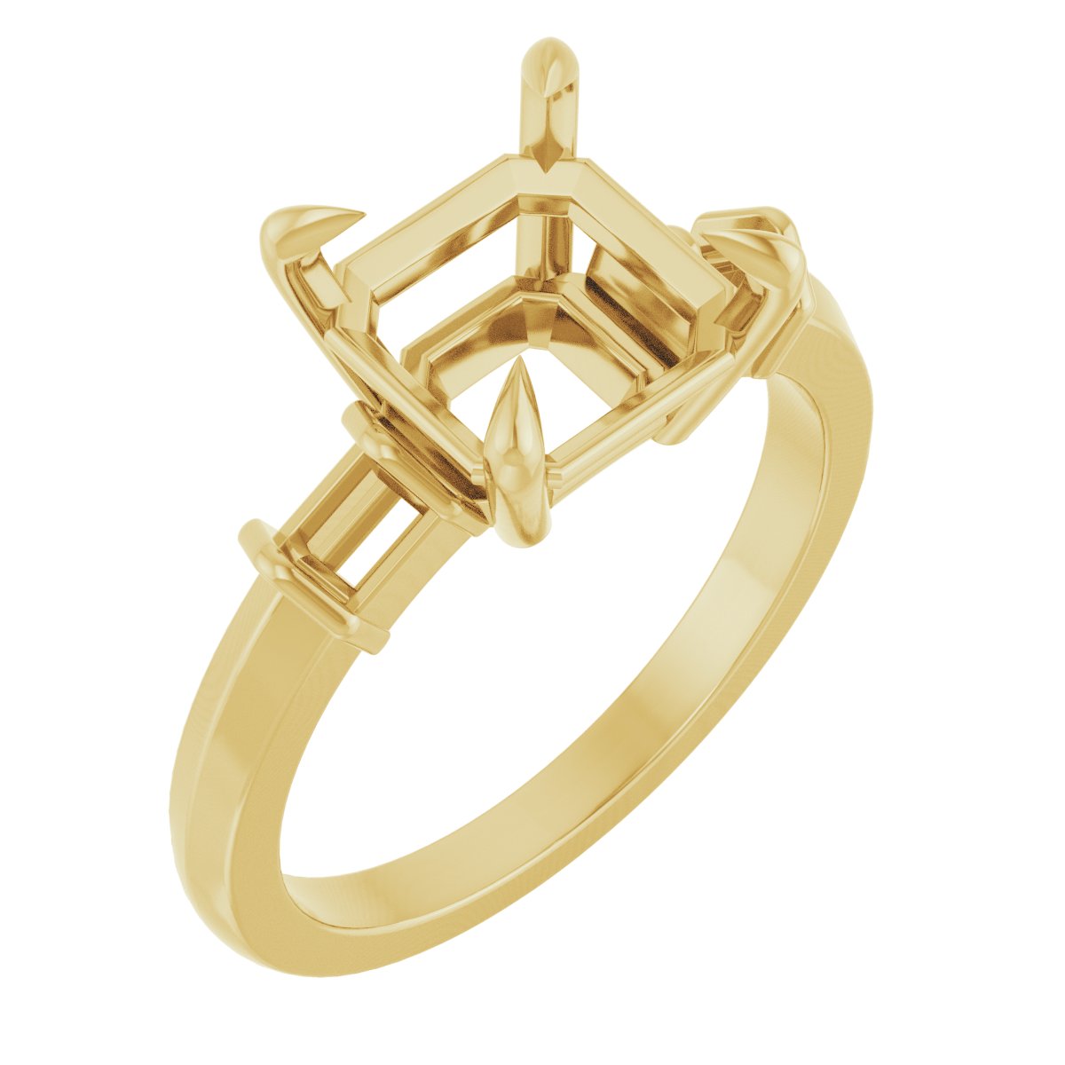 Accented Engagement Ring