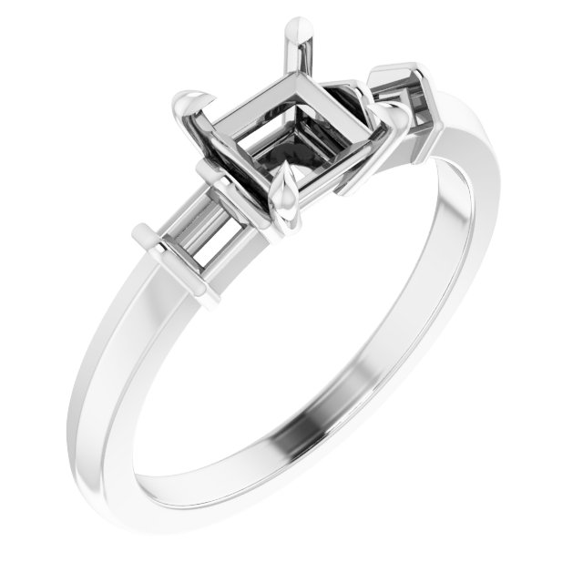Accented Engagement Ring