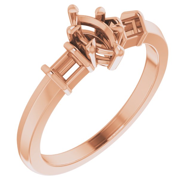 Accented Engagement Ring