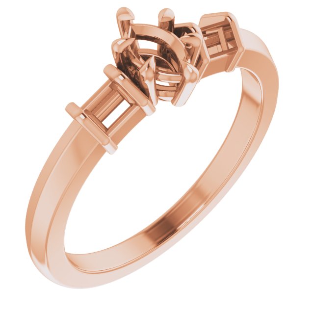 Accented Engagement Ring
