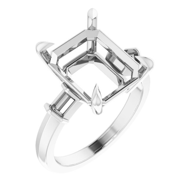 Accented Engagement Ring