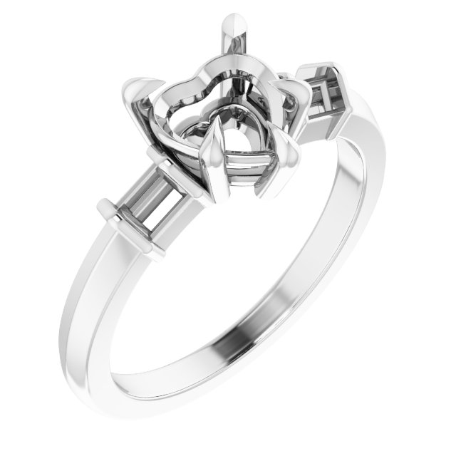 Accented Engagement Ring
