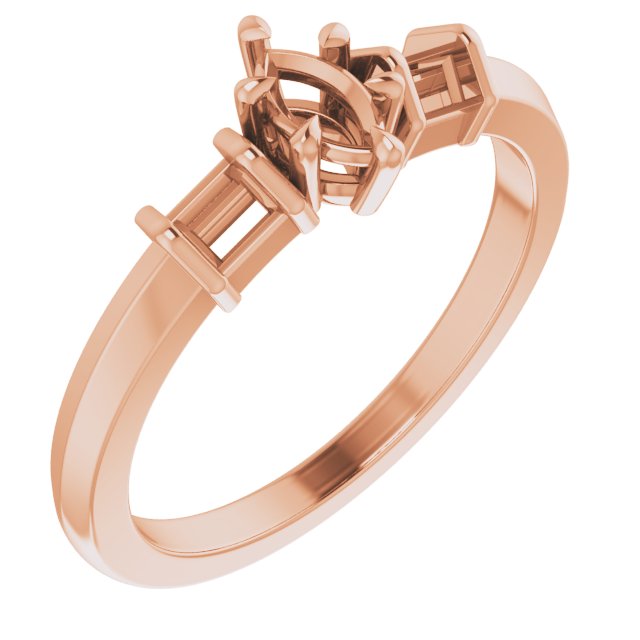 Accented Engagement Ring