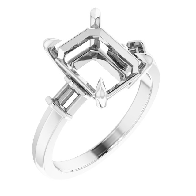 Accented Engagement Ring