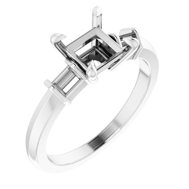 Accented Engagement Ring