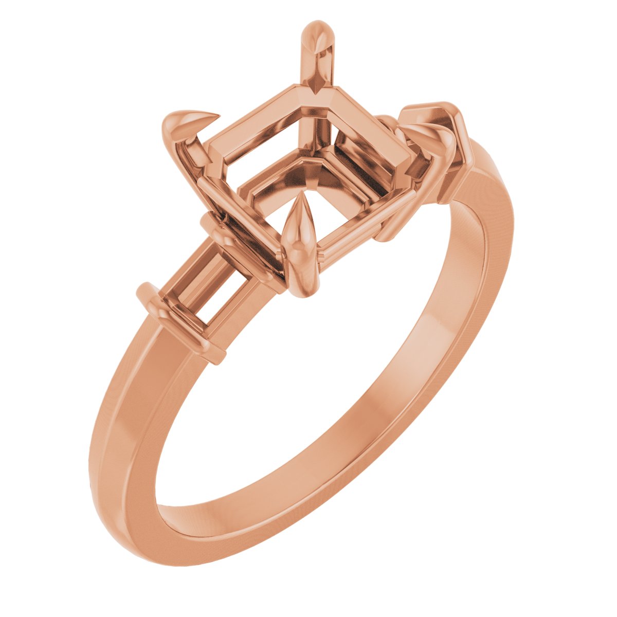 Accented Engagement Ring