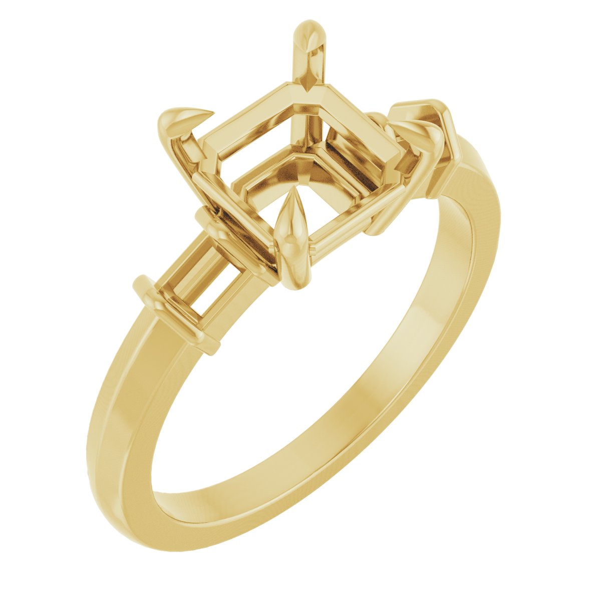Accented Engagement Ring