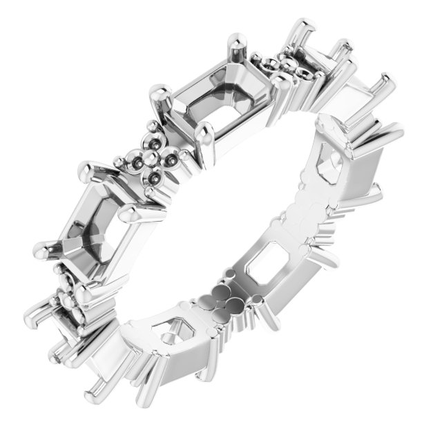 Floral Eternity Band