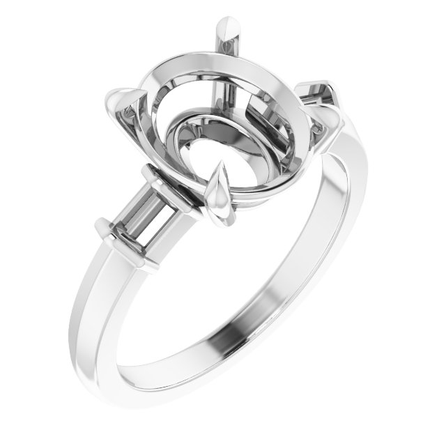 Accented Engagement Ring