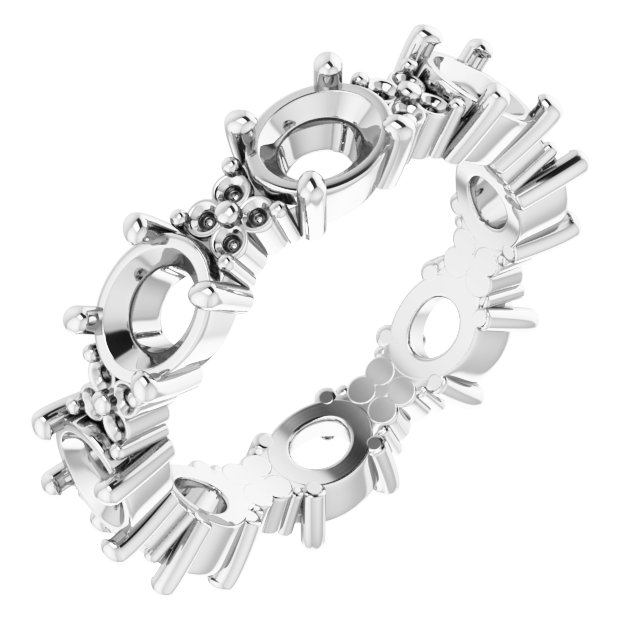 Floral Eternity Band