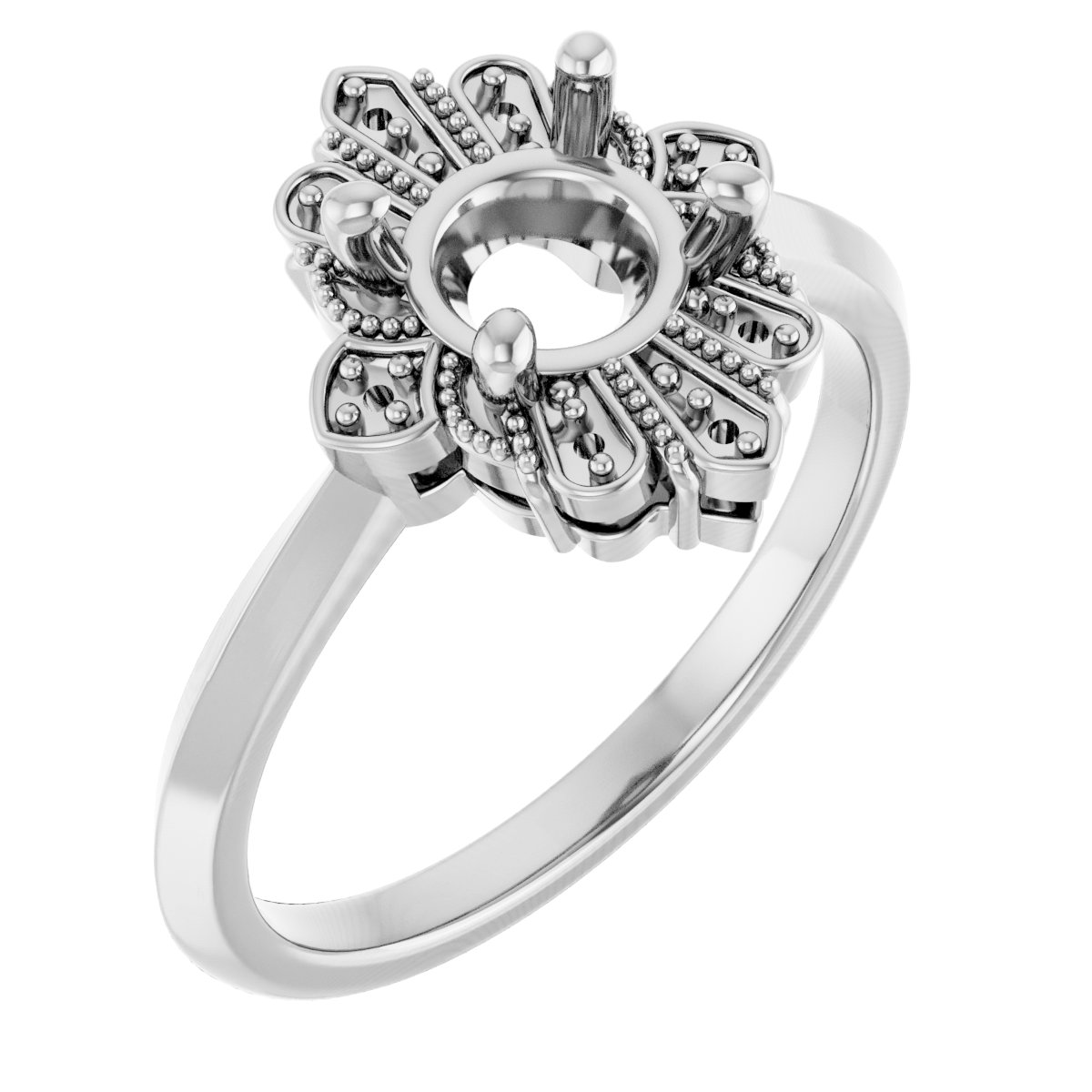 Halo-Style Ring