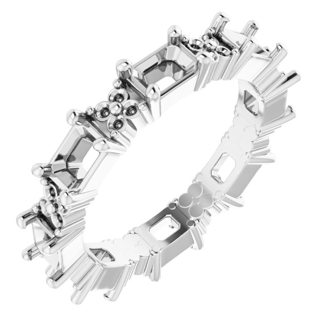 Floral Eternity Band