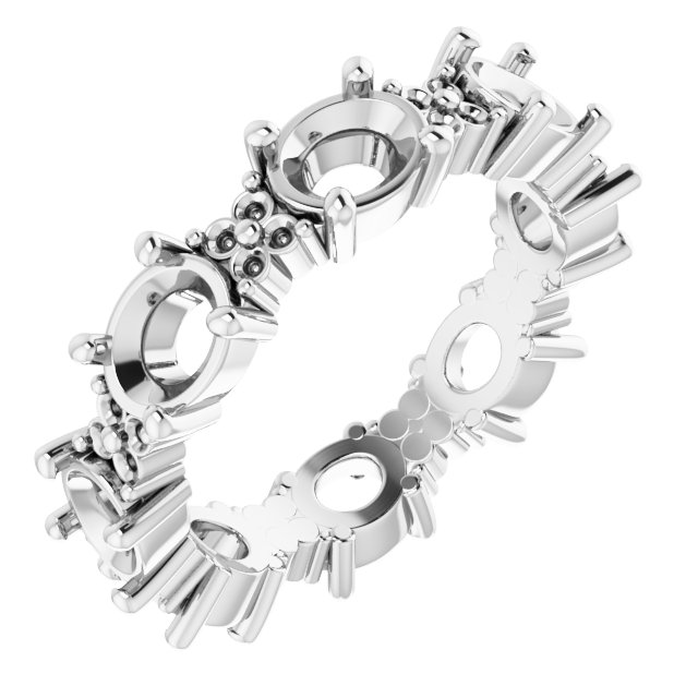 Floral Eternity Band