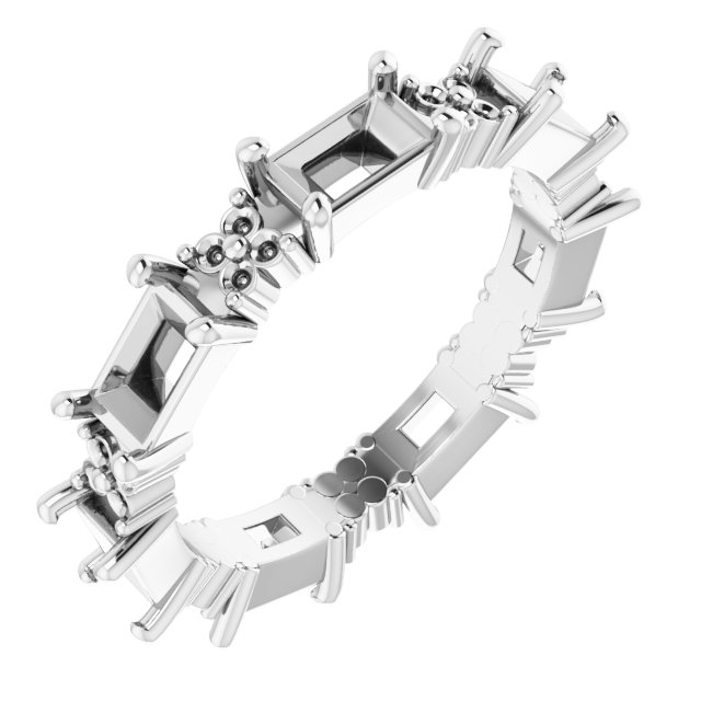 Floral Eternity Band
