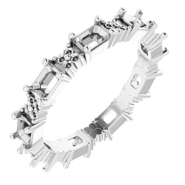 Floral Eternity Band