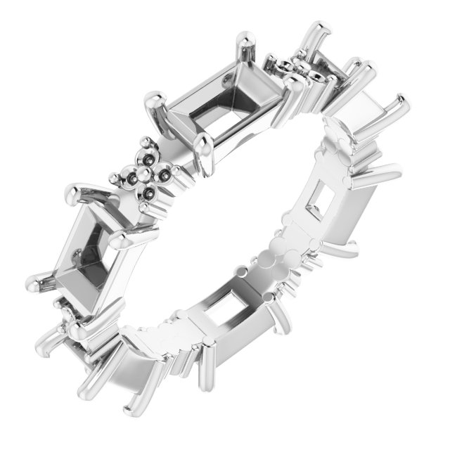 Floral Eternity Band