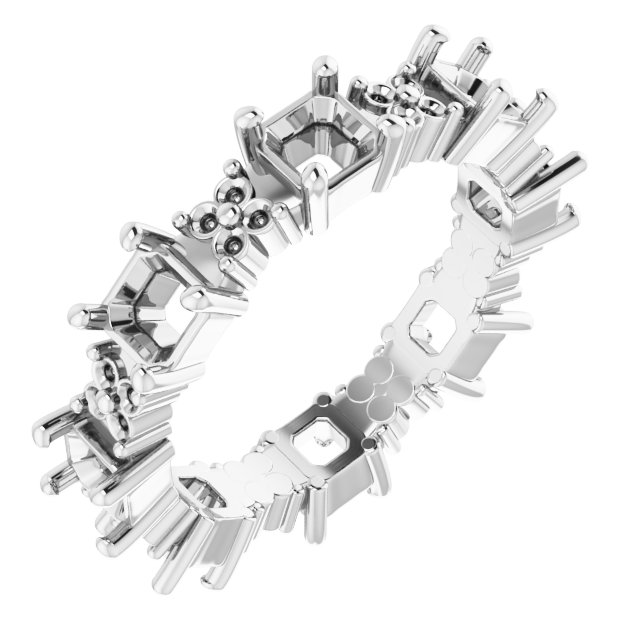 Floral Eternity Band