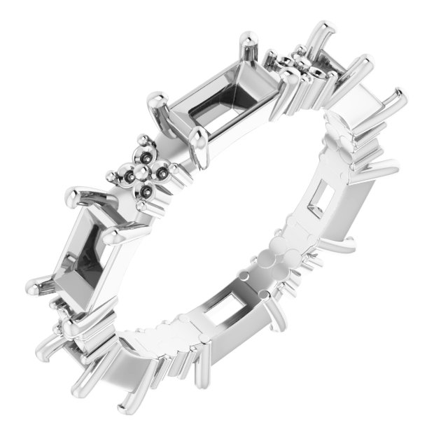 Floral Eternity Band