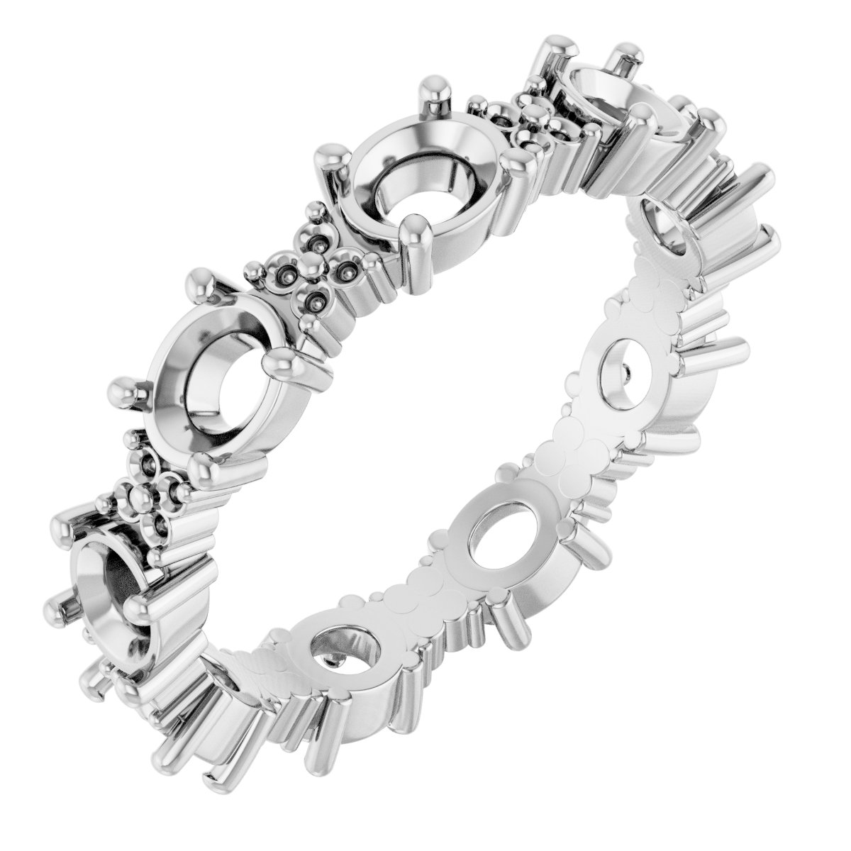 Floral Eternity Band