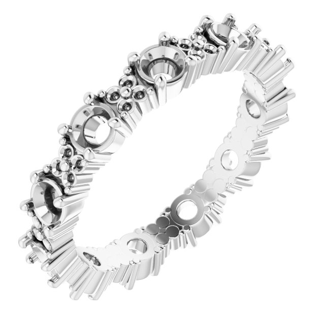 Floral Eternity Band