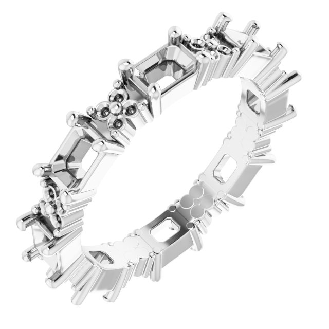 Floral Eternity Band