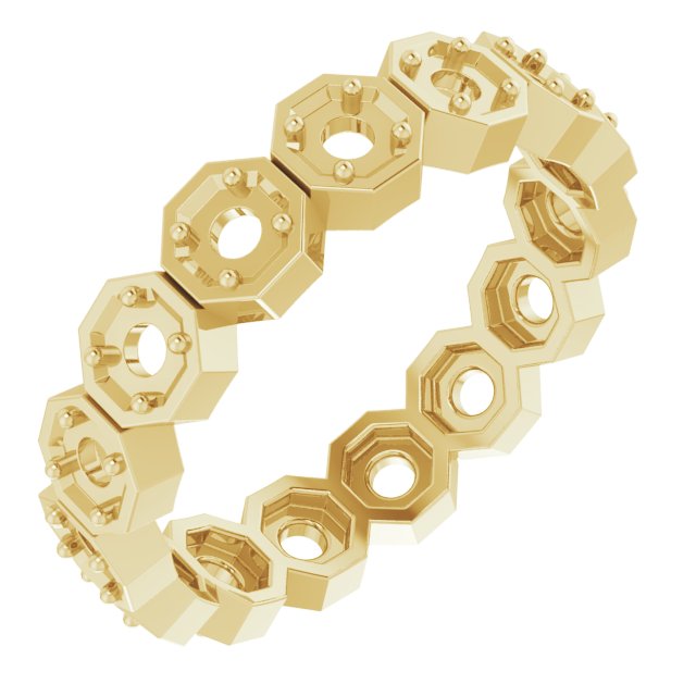 Rose-Cut Eternity Band
