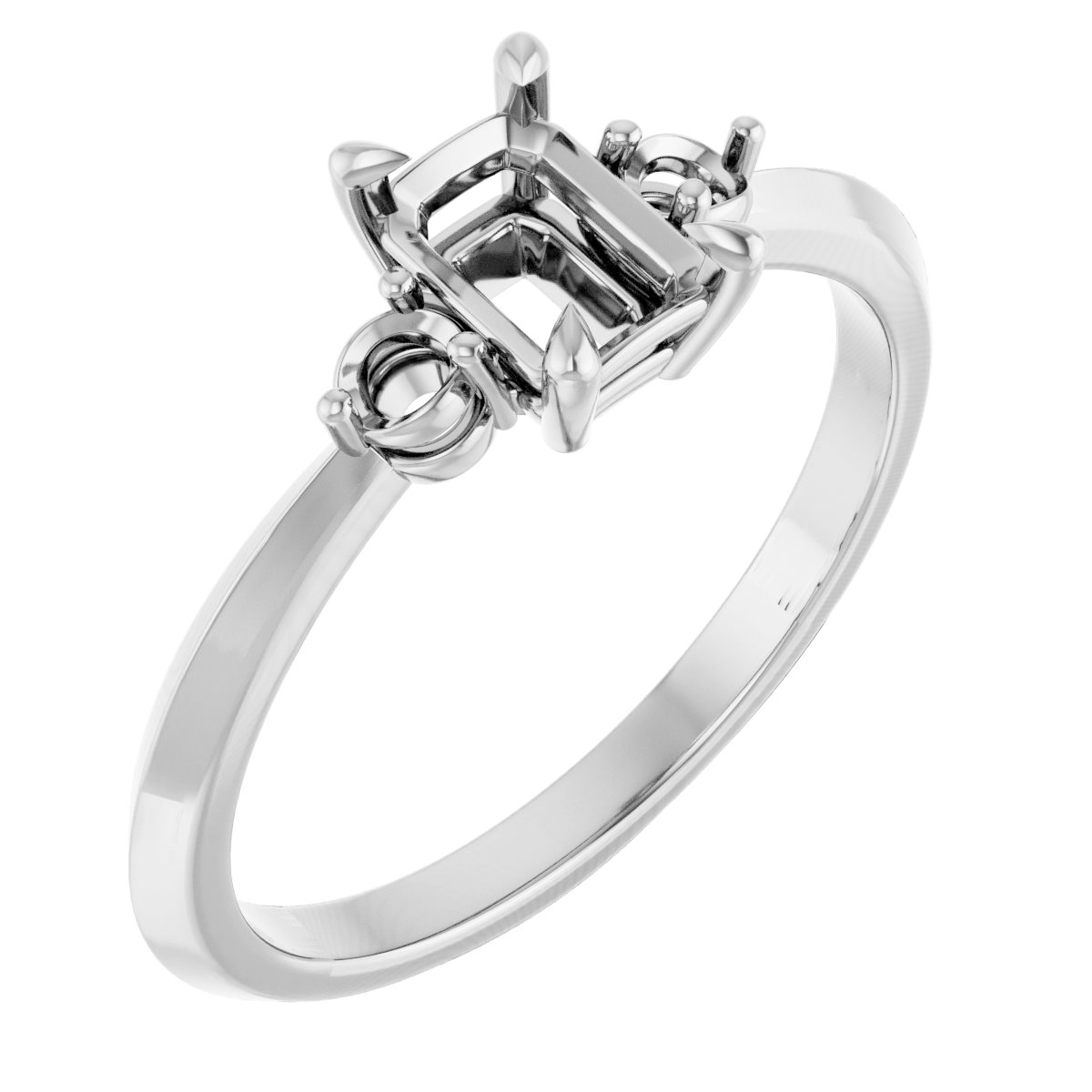 Accented Engagement Ring