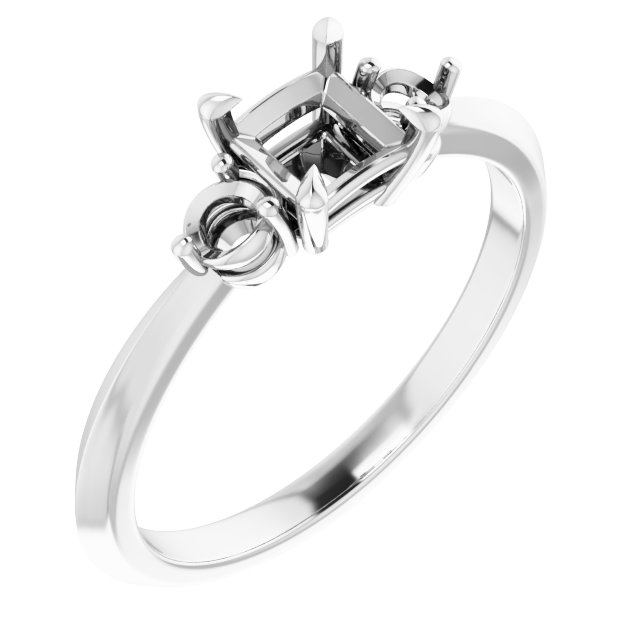 Accented Engagement Ring